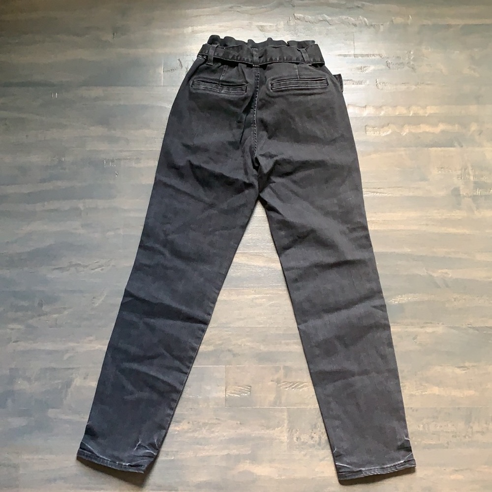 Express High Rise Paperbag Jeans - Picture 4 of 5